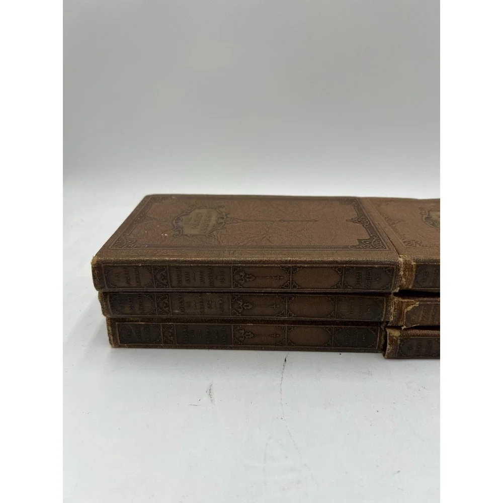 1927 The Pocket University 6 Vol Antique Book Lot Nelson Doubleday Vintage
